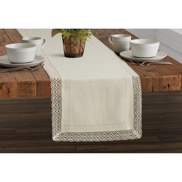 Crochet Trim Table Runner In Natural Bed Bath Beyond Just Dropped Its Own Home Collection And We Are Not Worthy Popsugar Family Photo 33 Bed bath & beyond will issue a price adjustment of an item you bought goes on sale — or if you happen to find a coupon. crochet trim table runner in natural