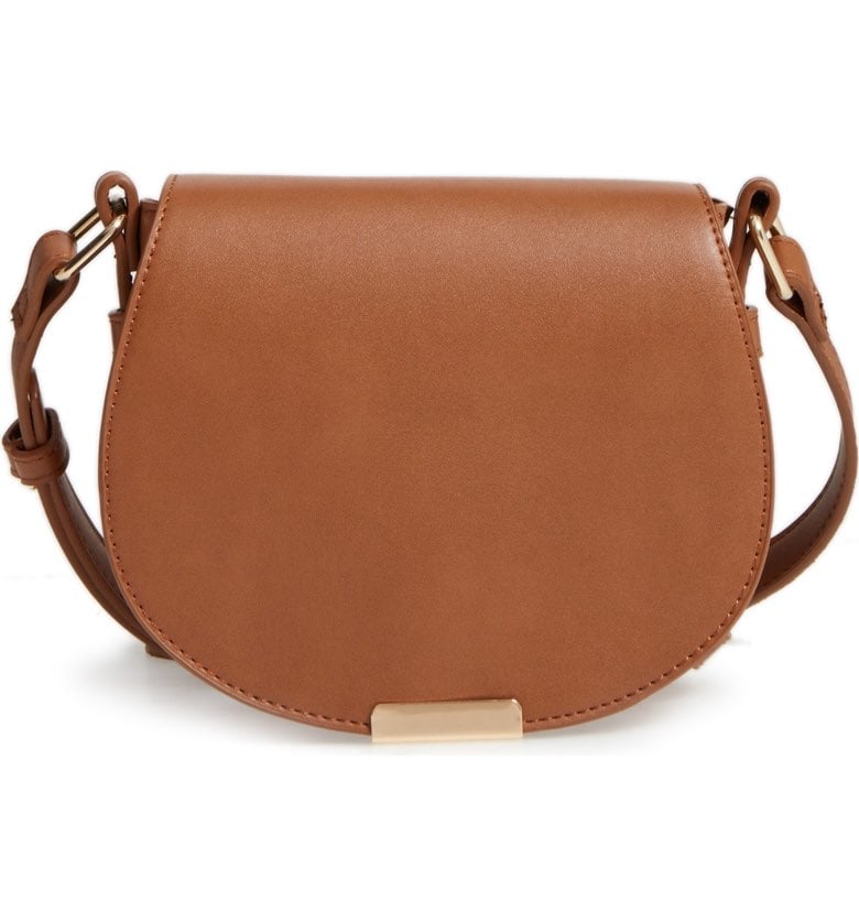 Embrace the saddle bag style and stay under budget with this BP faux leather crossbody bag ($35).
