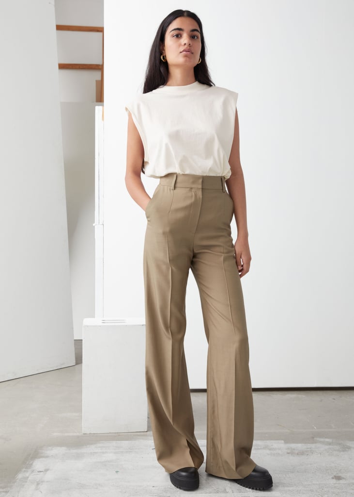 Wide Flared Trousers