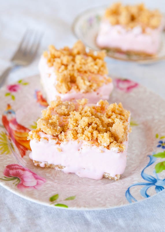 Pink Lemonade Freezer Bars
