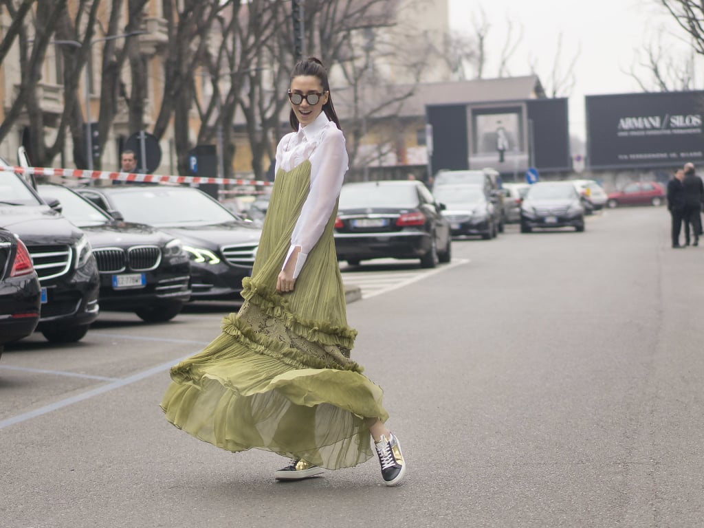 You Don't Have to Wear Ruffles With Heels