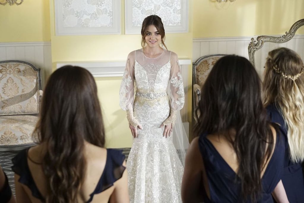 Aria's Wedding Dress on Pretty Little Liars