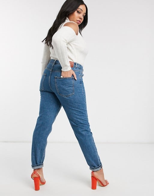 Vero Moda Curve Mom Jean in Medium Blue | What Friends Character Are ...