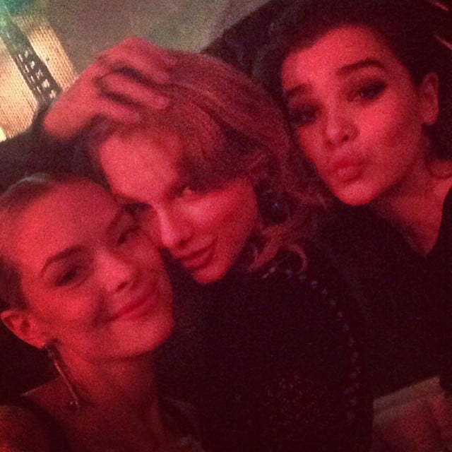 Jaime King took a selfie with Taylor Swift and Hailee Steinfeld at an afterparty.
Source: Instagram user jaime_king