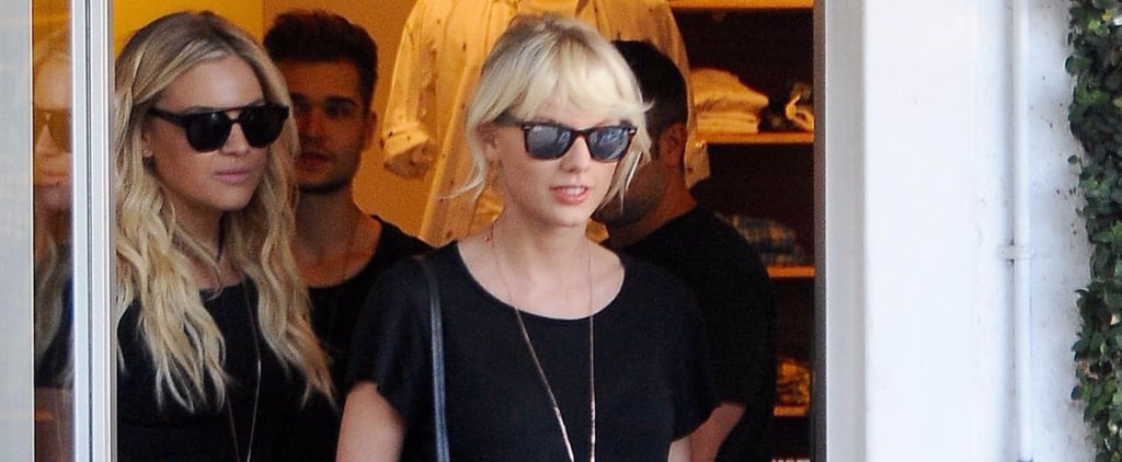 Taylor Swift's Denim Shorts April 2016