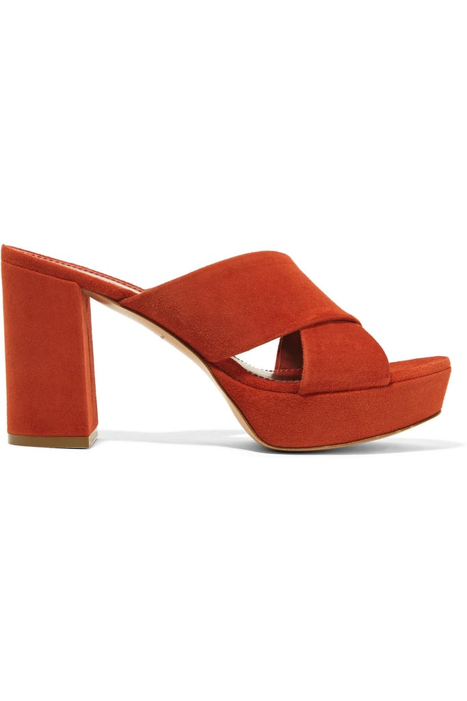 Mansur Gavriel Suede Platform Sandals ($625)