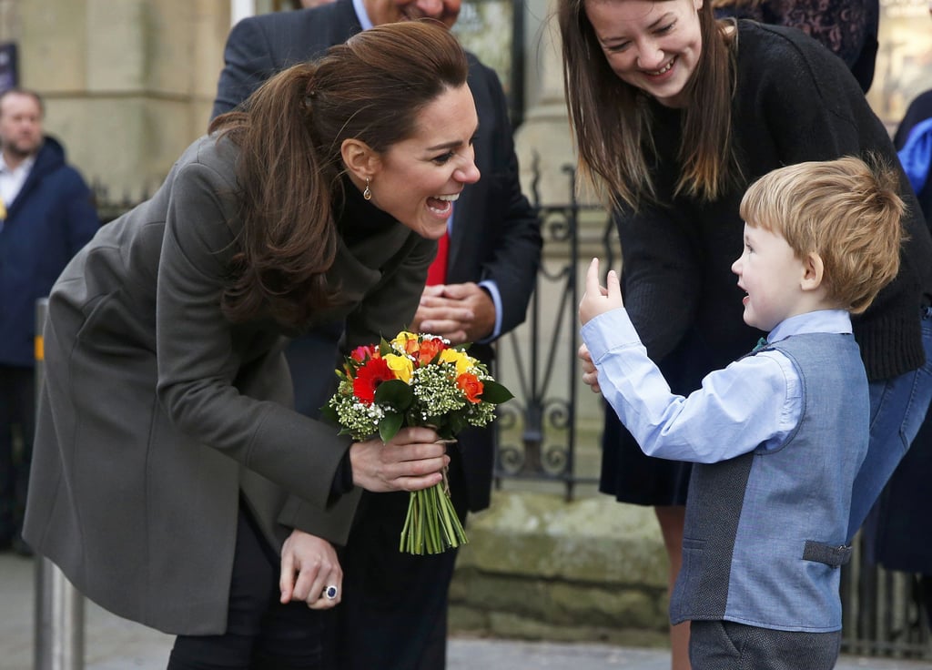 When Kate Encountered an Adorable Little Admirer