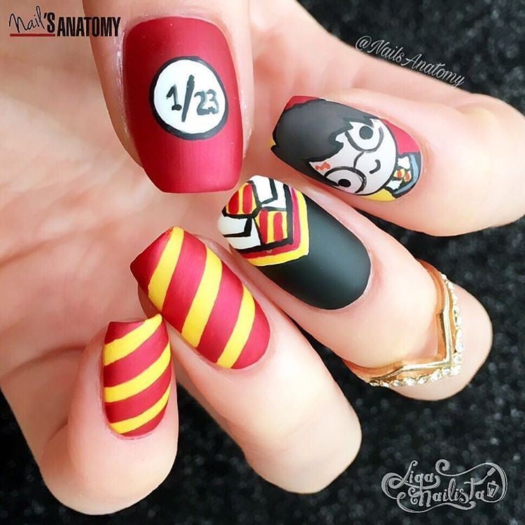 Harry Potter Nail Ideas Popsugar Beauty