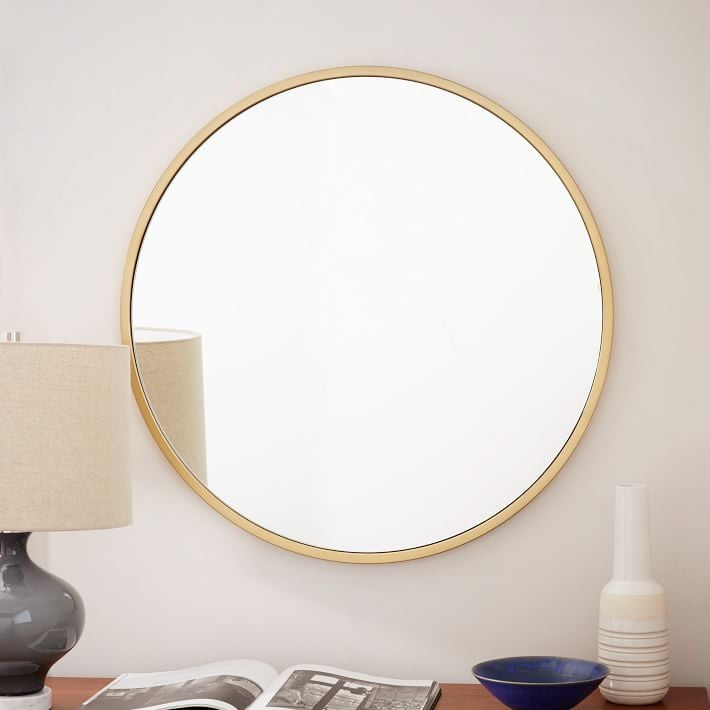 West Elm Metal Framed Wall Mirror