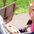 This Boy Was Crushing the "In My Feelings" Challenge — Until His Baby Sister Totally Stole the Show