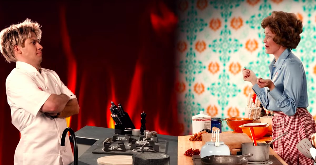 Gordon Ramsay and Julia Child's Rap Battle POPSUGAR Food