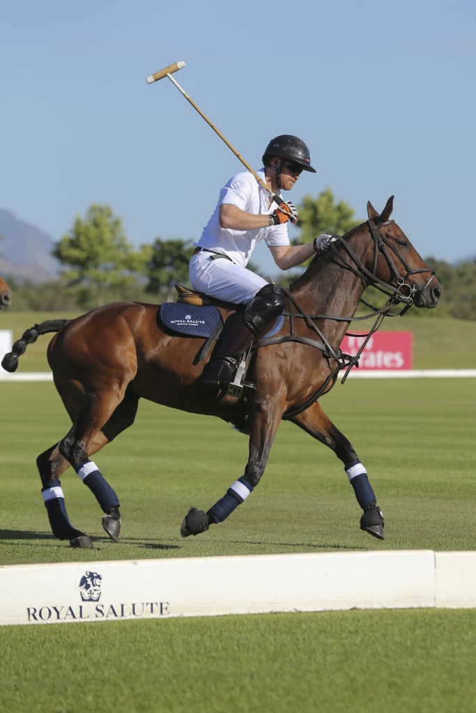 Prince Harry at Sentebale Royal Salute Polo Cup 2015