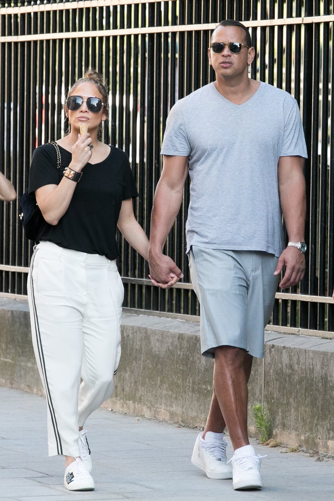 Jennifer Lopez and Alex Rodriguez in Paris June 2017