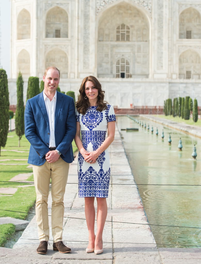 Kate Middleton and Prince William at the Taj Mahal 2016