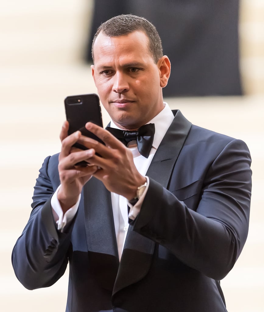 Alex Rodriguez Taking Pictures of Jennifer Lopez at Met Gala