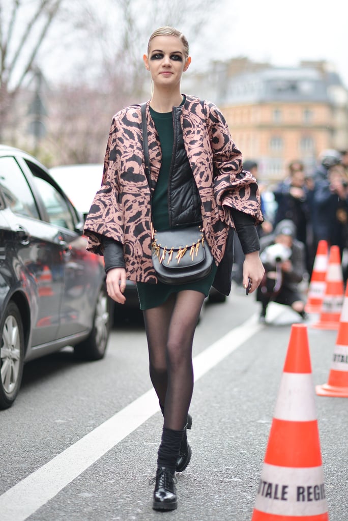 Day 2 | Model Street Style at Paris Fashion Week Fall 2016 | POPSUGAR ...