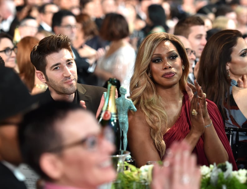 Laverne Cox and Jono Freedrix