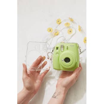 FUJIFILM INSTAX MINI 12 Instant Film Camera (Mint Green) + Fuji Instax  Instant Film Single Pack - 10 Prints + Protective Case - Green + Photo Album  - Green + Travel Stickers - Bundle! 