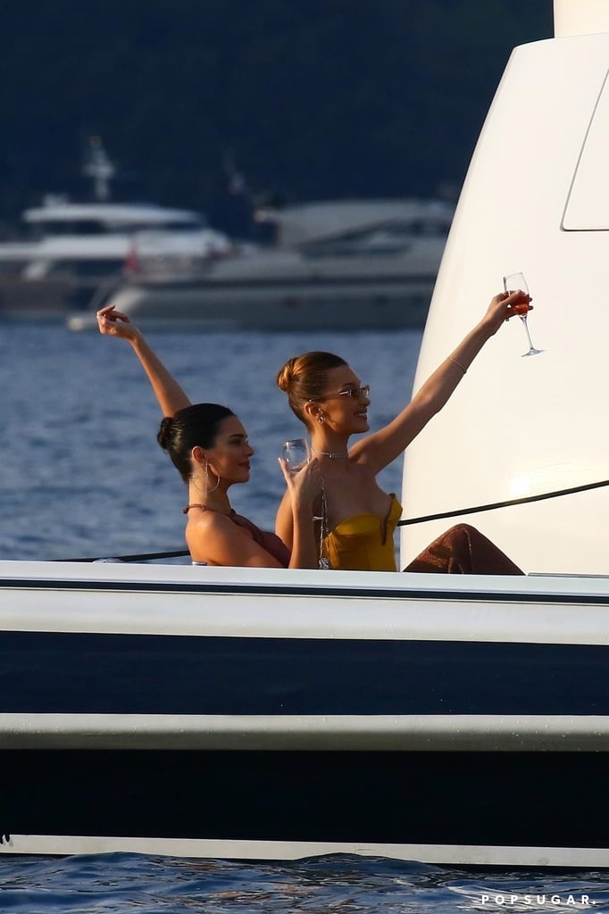 Kendall Jenner and Bella Hadid Cannes Yacht Photos May 2019