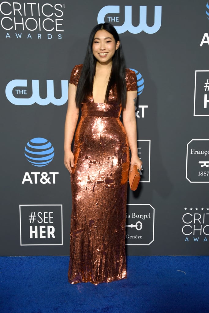Awkwafina at the 2019 Critics' Choice Awards