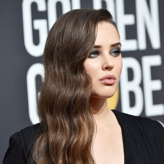 Katherine Langford Hair at the 2018 Golden Globes