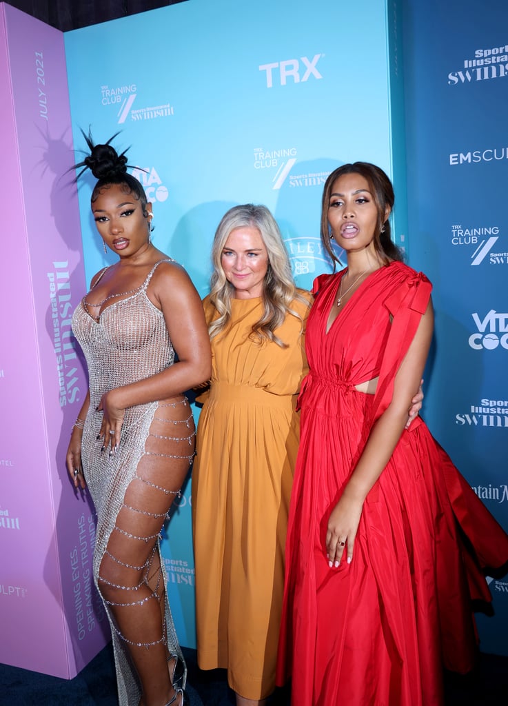 Megan Thee Stallion, Leyna Bloom at Sports Illustrated Party