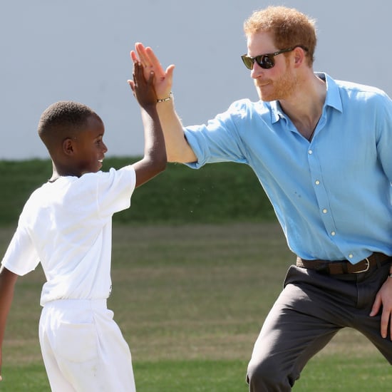 Prince Harry Dancing With Kids in the Caribbean 2016