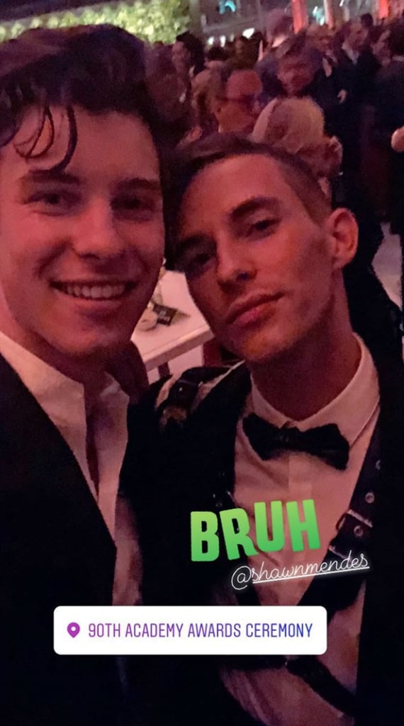 Adam Rippon at the Oscars 2018