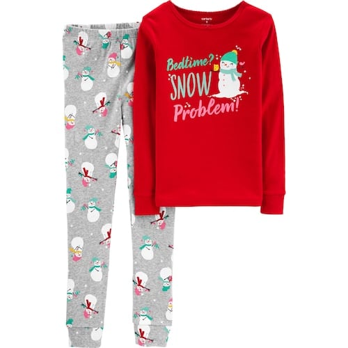Carter's "Bedtime? Snow Problem" Pajama Set