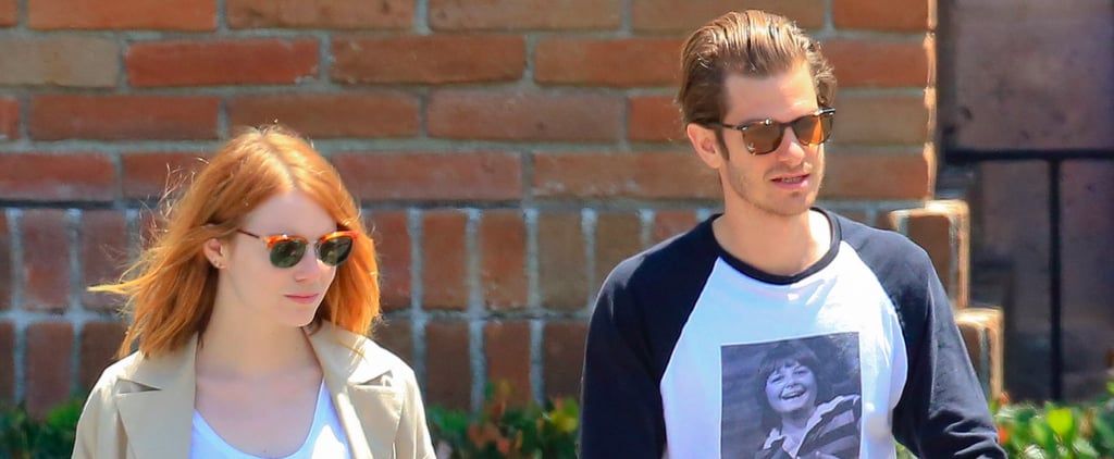 Emma Stone and Andrew Garfield Grocery Shopping in LA