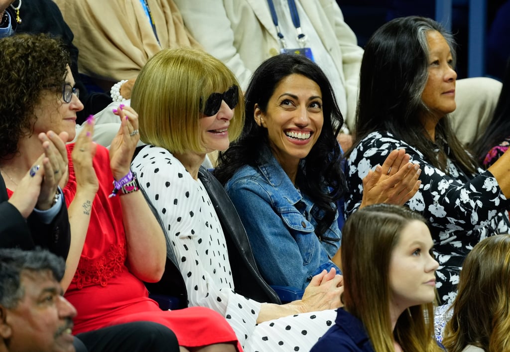 Anna Wintour and Huma Abedin at the US Open on Sept. 1.