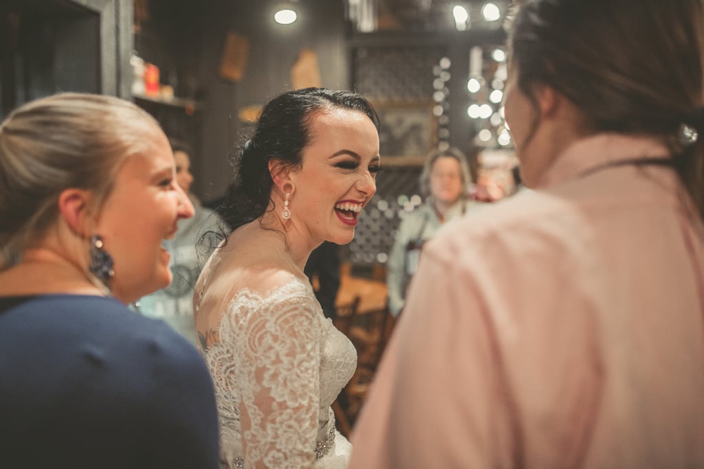 Couple's Engagement and Wedding Photos at Cracker Barrel
