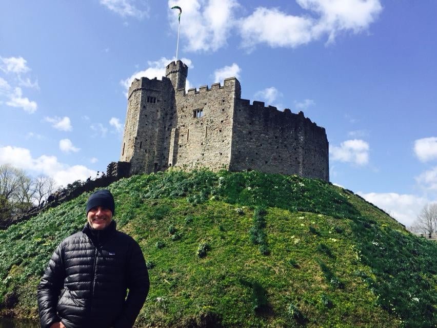 Sons of Anarchy's Timothy V. Murphy shared a photo while in Cardiff.