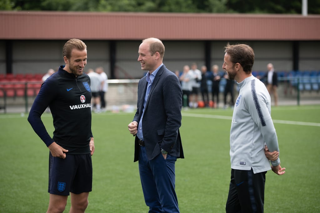 Prince William With England's Soccer Team June 2018