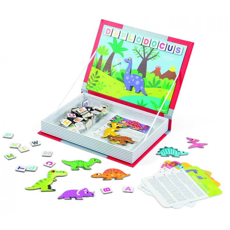 Janod Magnetibook Dinosaurus puzzle magnétique