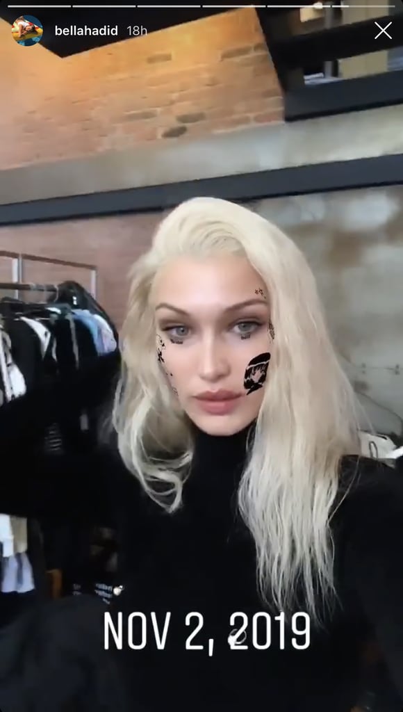 See Bella Hadid With Platinum Blonde Hair