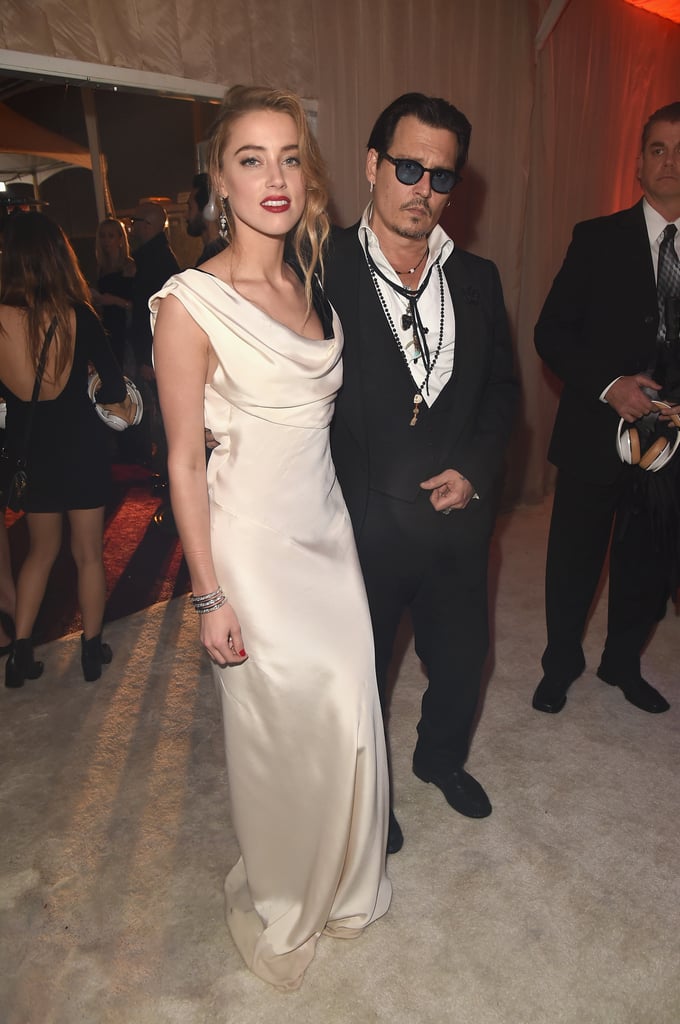 Johnny Depp and Amber Heard at the Art of Elysium Gala 2015