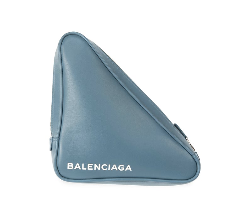 Balenciaga Triangle Leather Pochette