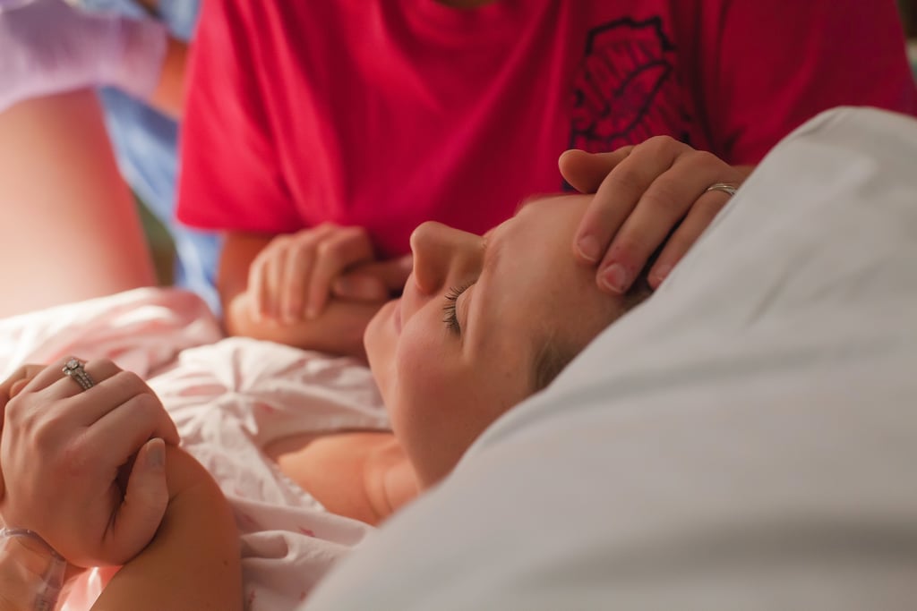 Photos of Military Birth Witnessed Over Skype