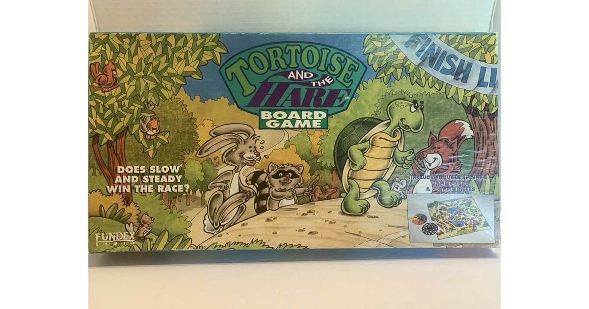 Tortoise and the Hare Best '90s Board Games From Your Childhood