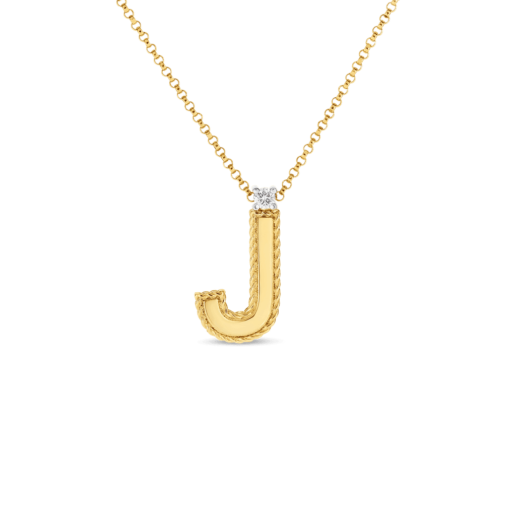 Roberto Coin Princess Initial Necklace