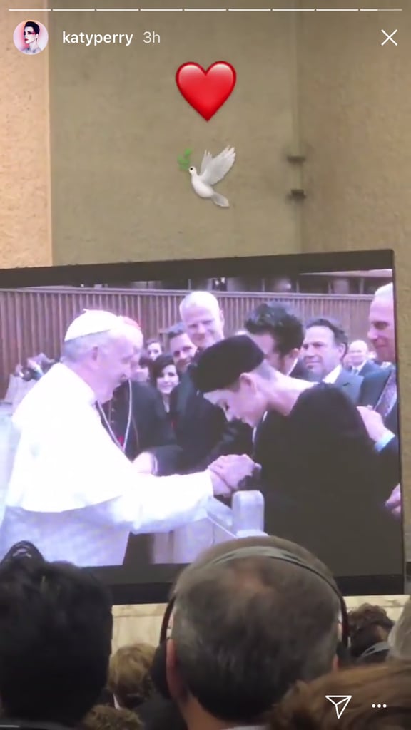 Katy Perry and Orlando Bloom Meeting Pope Francis April 2018