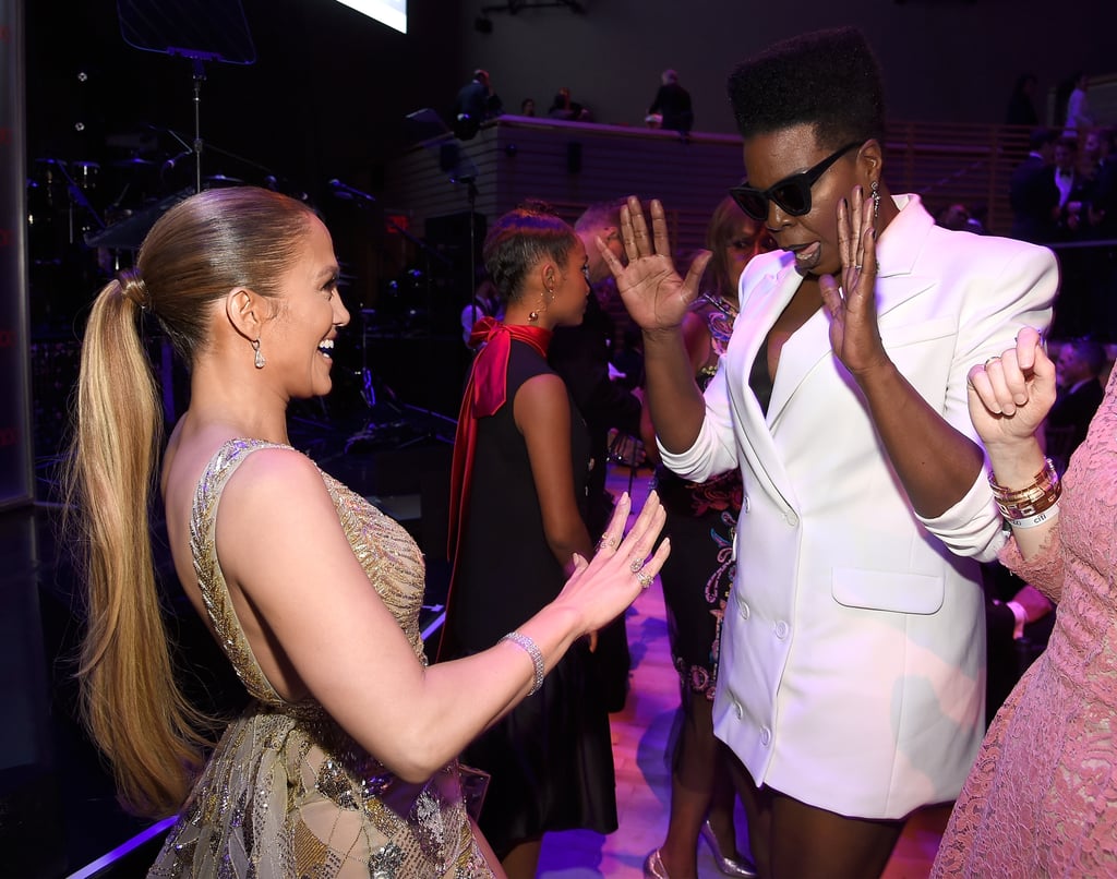 Jennifer Lopez and Leslie Jones.