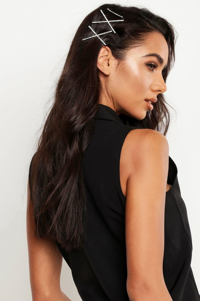 Boohoo Embellished Diamante Hair Slide