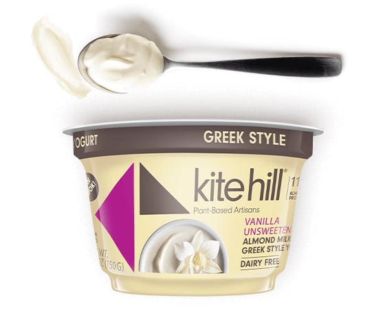 Kite Hill Plain Unsweetened Greek Style Almond Milk Yoghurt