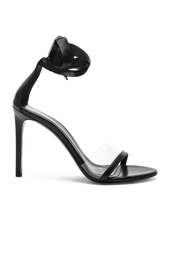 Calvin Klein Leather Camri Ankle Tie Sandals
