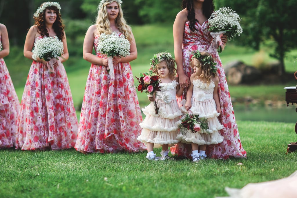 Woodsy Pink Bohemian Wedding
