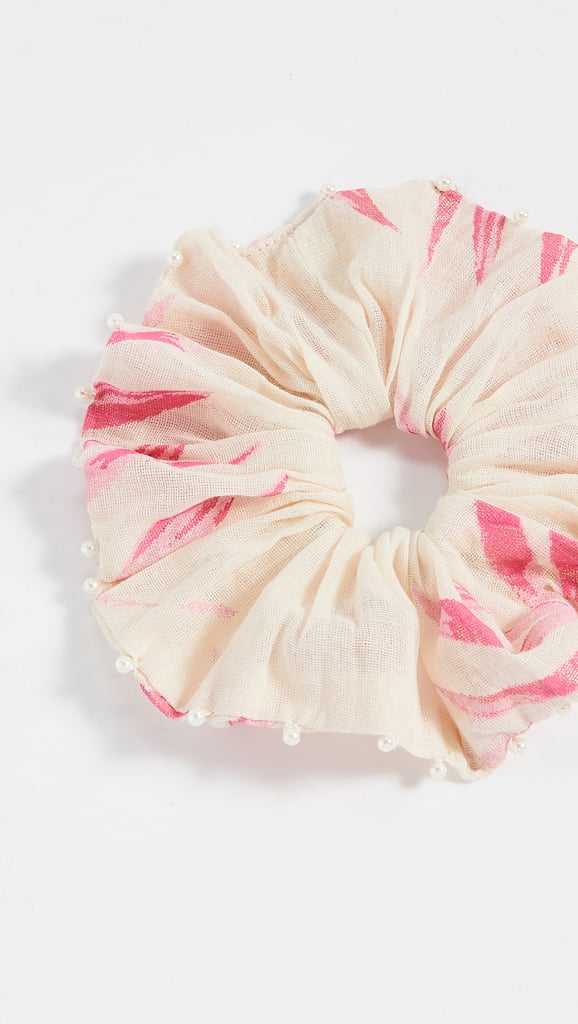 Hemant and Nandita Pink Scrunchie