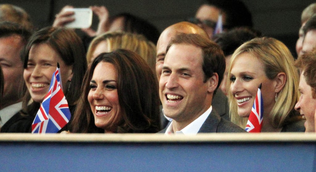 Zara sat near her cousin Prince William and his wife, Kate, at the Diamond Jubilee concert at Buckingham Palace.