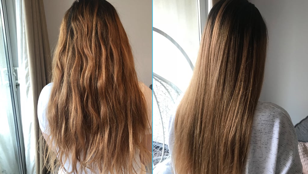 Before and After Using the Olaplex No.0 Intensive Bond Builder